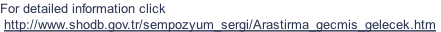 For detailed information click
 http://www.shodb.gov.tr/sempozyum_sergi/Arastirma_gecmis_gelecek.htm
