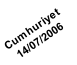 Cumhuriyet 
14/07/2006